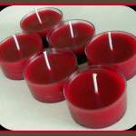 Tealight Candles - Set Of 6 - Pomegranate