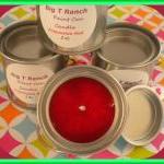 Soy Candle - Paint Can - Polynesian Red Scented -..