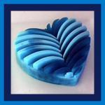 Soap - Tie Dye Heart Soap - Choose Your Colors And..
