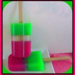 Soapsicle - Watermelon Green Apple - Soap Popsicle..