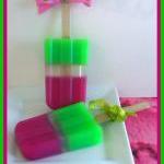 Soapsicle - Watermelon Green Apple - Soap Popsicle..