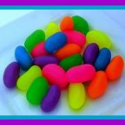 Jelly Bean Soaps - Easter Soaps - Set of 24 - Neon Colors