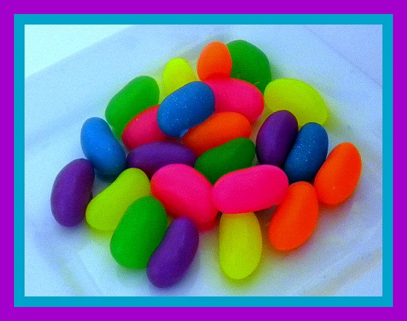Jelly Bean Soaps - Easter Soaps - Set Of 24 - Neon Colors