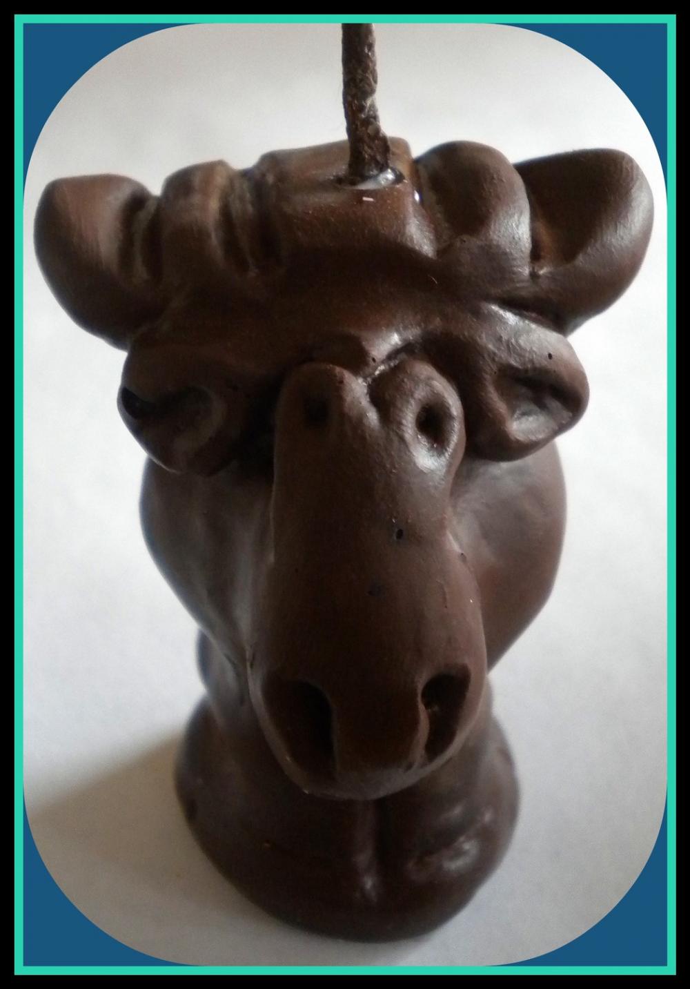 Moose Candle - 3 Dimensional - Choose Your Color And Scent