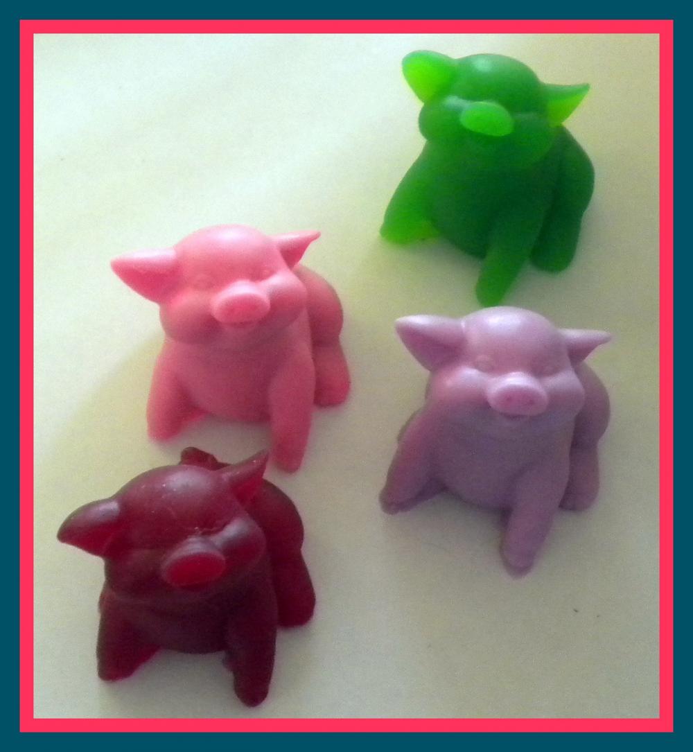 Soap - Pig Soap - Made With Goat Milk - Your Choice Of Scent And Color - Party Favors