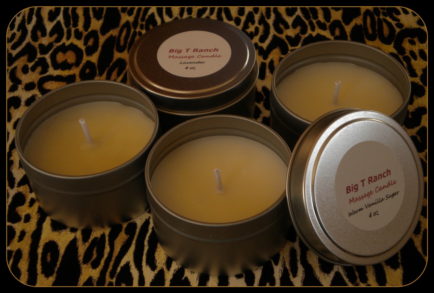 Candle Soy Massage Candle Warm Vanilla Sugar Scented 4 Oz on Luulla